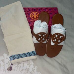 New with box Tory Burch Miller Sandals sz 8